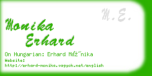 monika erhard business card